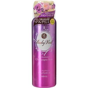 （まとめ買い）ベビーベール ヘアフレグランス シャンパンローズ 80g×5セット