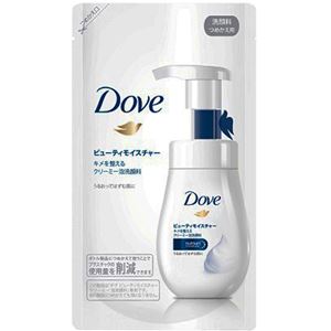 （まとめ買い）ダヴ ビューティモイスチャー クリーミー泡洗顔料 つめかえ用 140ml×8セット