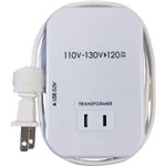 カシムラ 海外旅行用変圧器2口+USB 120VA NTI-113