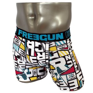 FREEGUN(フリーガン) ボクサーパンツ メンズ アンダーウェア インナー 男性下着 下着 メンズボクサーパンツ ギフト プレゼント 誕生日プレゼント FG28/TRI  840000 (01.ブラック Lサイズ)