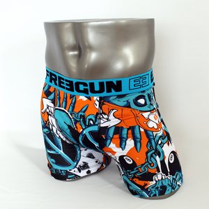 FREEGUN(フリーガン) ボクサーパンツ メンズ アンダーウェア インナー 男性下着 下着 メンズボクサーパンツ ギフト プレゼント 誕生日プレゼント FG27/EIGHT  840001 (02.サックス Lサイズ)