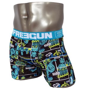 FREEGUN(フリーガン) ボクサーパンツ メンズ アンダーウェア インナー 男性下着 下着 メンズボクサーパンツ ギフト プレゼント 誕生日プレゼント 840009 FG27 XBOTS (01.サックス L)