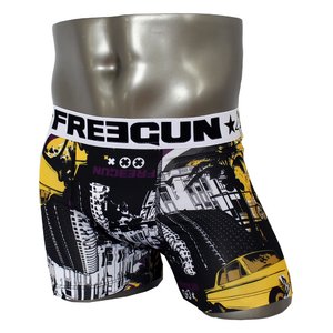 FREEGUN(フリーガン) ボクサーパンツ メンズ アンダーウェア インナー 男性下着 下着 メンズボクサーパンツ ギフト プレゼント 誕生日プレゼント 840010 FG27 BMXER (01.ホワイト L)