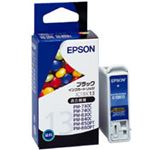 エプソン EPSON インクカートリッジ ブラック IC1BK13 1個