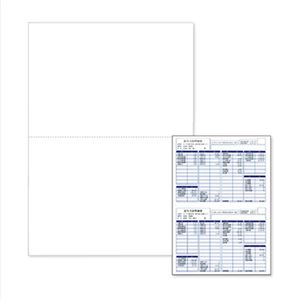 エプソン EPSON 支給明細書(白紙) A4 (2分割ミシン目入り) Q34B 1箱(1000枚)