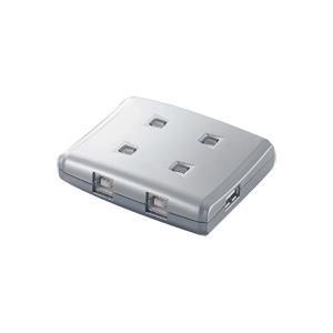 エレコム USB2.0対応切替器 4回路 USS2-W4 1台