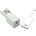 エレコム LANポート鍵付きプロテクタ 本体3個 鍵1個 LD-LOCK/HUB03 1セット