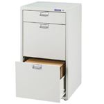 アイリスオーヤマ メタルキャビネット W400×D400×H700mm ホワイト MCB-A43WK 1台