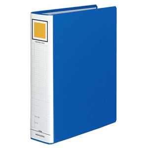 （まとめ） コクヨ チューブファイル（エコ） 片開き A4タテ 600枚収容 背幅75mm 青 フ-E660B 1冊 【×5セット】