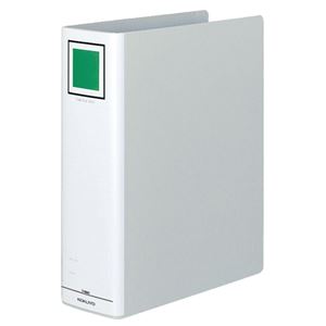 （まとめ） コクヨ チューブファイル（エコ） 片開き A4タテ 800枚収容 背幅95mm シルバー フ-E680C 1冊 【×5セット】