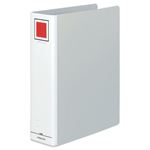（まとめ） コクヨ チューブファイル（エコ） 片開き A4タテ 700枚収容 背幅85mm シルバー フ-E670C 1冊 【×5セット】