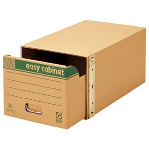 （まとめ） ゼネラル イージーキャビネット エコ普及型 金具脱着式 A4用 内寸W314×D560×H259mm EC-001 1個 【×2セット】