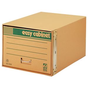 （まとめ） ゼネラル イージーキャビネット エコ普及型 金具脱着式 B4用 内寸W390×D560×H295mm EC-002 1個 【×2セット】