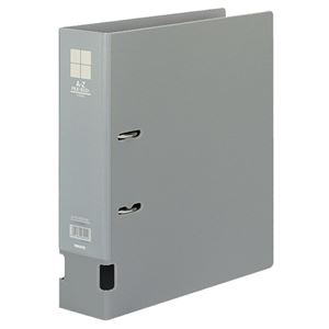 （まとめ） コクヨ A-Zファイル（エコ） A4タテ 2穴 480枚収容 背幅73mm グレー フ-F290NM 1冊 【×5セット】