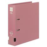 （まとめ） コクヨ A-Zファイル（エコ） A4タテ 2穴 480枚収容 背幅73mm ピンク フ-F290NP 1冊 【×5セット】