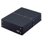（まとめ） セキセイ デスクトレー・ボックスタイプ 黒 T-280クロ 1個 【×4セット】