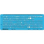 （まとめ） ステッドラー テンプレート カタカナ・英数字定規 0.5mm用 982 25-6 1枚 【×5セット】