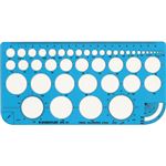 （まとめ） ステッドラー テンプレート 円定規 大 エッジ付 976 01 1枚 【×5セット】