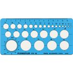 （まとめ） ステッドラー テンプレート 円定規 小 エッジ付 976 02 1枚 【×5セット】