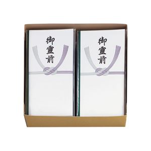 （まとめ） オリジナル 本式多当金封 御霊前 ハス型入 TT-3116 1パック（30枚） 【×4セット】