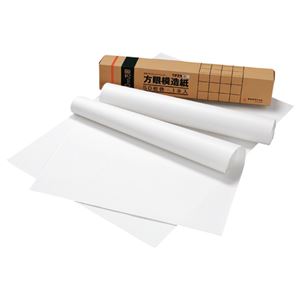 （まとめ） オキナ 全判プロジェクト 788×1091mm 50mm方眼 白 TPZ5WH 1ケース（50枚巻） 【×2セット】