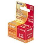 カシオ CASIO DISCタイトルプリンター インクリボンカセット レッド TR-18RD 1個