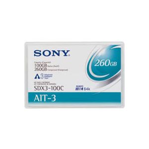 ソニー AIT-3 データカートリッジ 100GB(圧縮時 260GB) SDX3-100CR 1巻