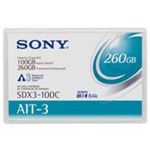 ソニー AIT-3 データカートリッジ 100GB(圧縮時 260GB) SDX3-100CR 1巻