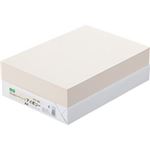（まとめ） TANOSEE αエコカラーペーパーII A4 アイボリー 1冊（500枚） 【×5セット】