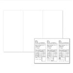 エプソン EPSON 支給明細書・地方税納付書(白紙) A4 (3分割ミシン目入り) Q35B 1箱(1000枚)