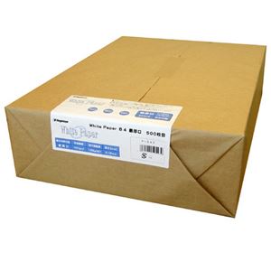 （まとめ） 長門屋商店 ホワイトペーパー B4 最厚口 135kg ナ-543 1冊（500枚） 【×2セット】