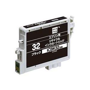 ECI-E32B リサイクルインクカートリッジ [エプソン（EPSON）：ICBK32互換]