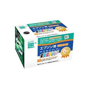 ECI-E216P／BOX リサイクルインクカートリッジ [エプソン（EPSON）：IC6CL21互換]