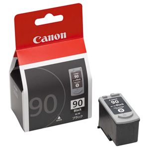 （まとめ） キャノン Canon FINEカートリッジ BC-90 ブラック 大容量 0391B001 1個 【×3セット】