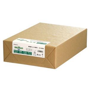 （まとめ） 長門屋商店 環境紙 A4 特厚口 ナ-582 1冊（500枚） 【×2セット】
