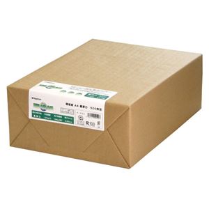 （まとめ） 長門屋商店 環境紙 A4 最厚口 ナ-592 1冊（500枚） 【×2セット】