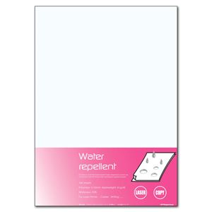 （まとめ） 長門屋商店 撥水紙 ウォーターリペレント A3 中厚口 81g ナ-WR102 1冊（100枚） 【×2セット】