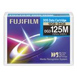 （まとめ） 富士フィルム FUJI DAT 4mmDDS-3 データカートリッジ 12GB（圧縮時 24GB） DG3-125M W E GW 1巻 【×5セット】