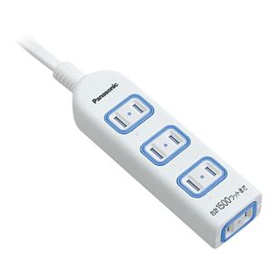 （まとめ） パナソニック ザ・タップX 2P・4個口 ホワイト 3.0m WHA2534WKP(1個) 【×4セット】