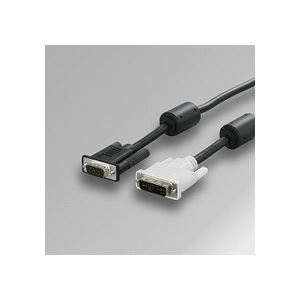 （まとめ） バッファロー ディスプレイケーブル （DVI-I29pin）オス-（ミニD-Sub15pin）オス 1.5m BSDCDA15 1本 【×3セット】