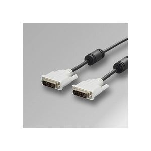 （まとめ） バッファロー ディスプレイケーブル シングルリンク対応 DVI-D24pinオス 5.0m BSDCDS50 1本 【×2セット】