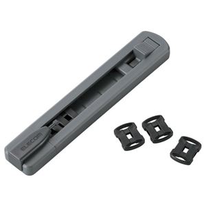 （まとめ） エレコム USBポートガード ストッパー6個付 ESL-USB1 1個 【×3セット】