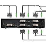 サンワサプライ フルHD対応DVIディスプレイ分配器 4分配 VGA-DVSP4 1台