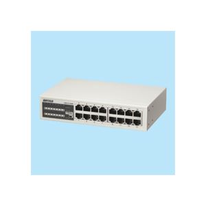 バッファロー 10/100M対応 スイッチングハブ 金属筐体 電源内蔵 16ポート LSW3-TX-16NSR 1台