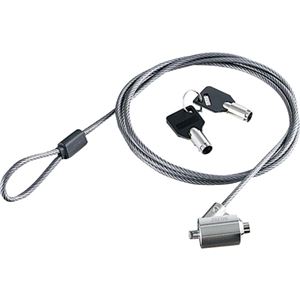 （まとめ） エレコム シリンダ式セキュリティーワイヤー 統一キー 鍵タイプB TESL7CS2 1パック 【×5セット】