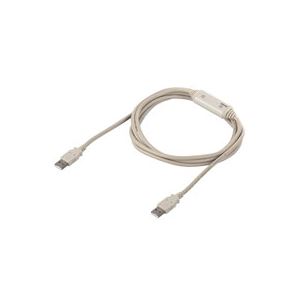 バッファロー USBリンクケーブル 2.0/1.1対応 (A)オス アイボリー 2m BSU2LC01IV 1本
