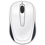 （まとめ） マイクロソフト Wireless Mobile Mouse 3500 BlueTrack グロッシーホワイト GMF-00315 1個 【×2セット】