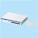 ロジテック PoE対応 1000BASE-T Gigaスイッチングハブ 電源内蔵 8ポート ホワイト LAN-GSW08ES8M3A 1台