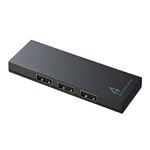 （まとめ） サンワサプライ 磁石付スリムUSB2.0ハブ 4ポート ブラック USB-HUM410BK 1個 【×3セット】