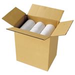 （まとめ） TANOSEE 宅配用ダンボール箱 100-A4 340×250×405mm 1パック（20枚） 【×2セット】